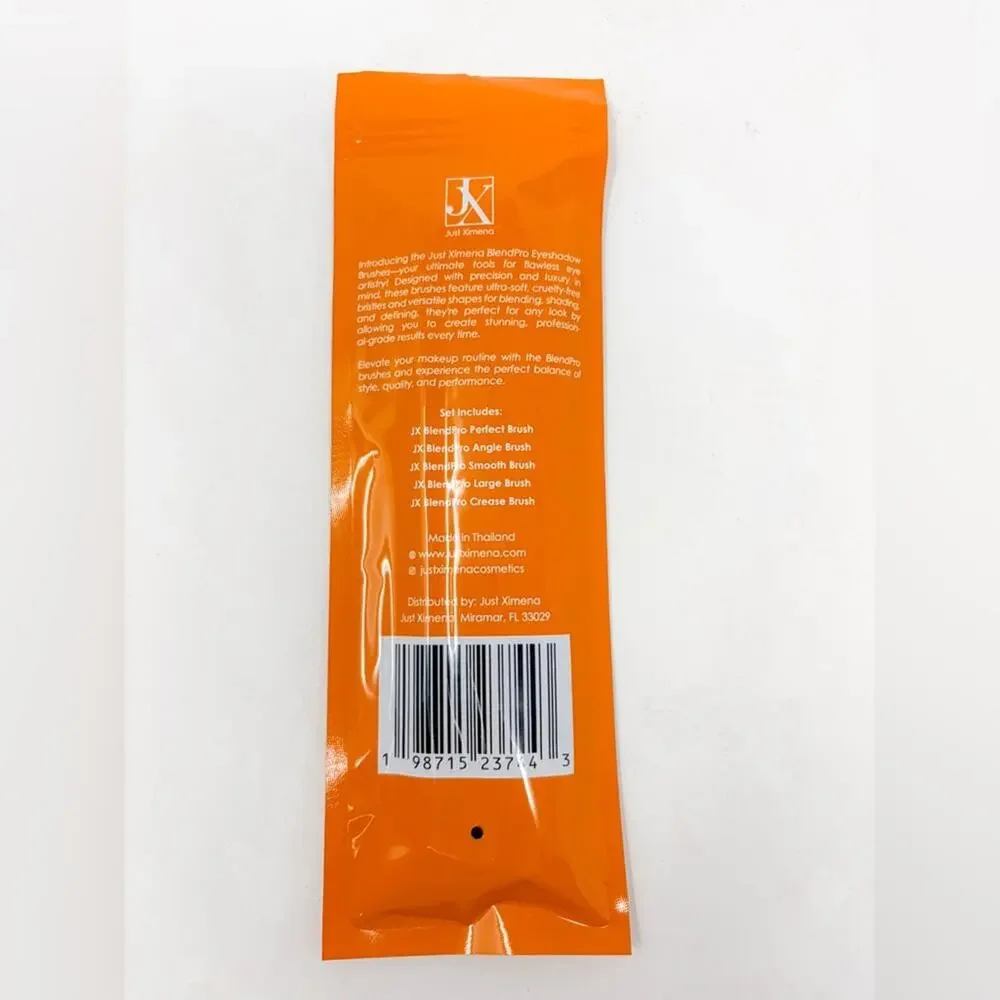 NEW, Just Ximena JX BlendPro Dark Rose Gold 5 Piece Makeup Eye Brush Set